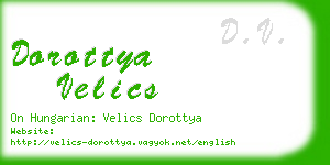 dorottya velics business card